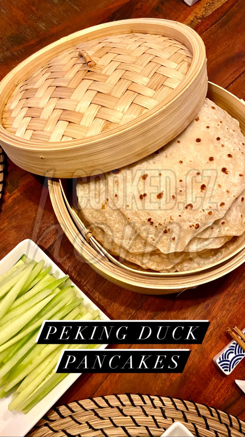 peking duck pancakes Palačinka k Pekingské Kachně
