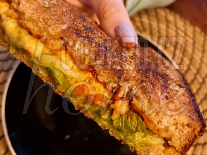 Sýrový Toast s Kimči